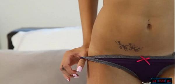  Big natural boobs latina MILF model solo striptease porn